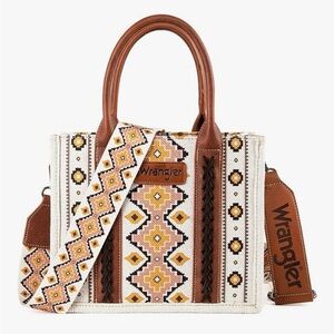 Wrangler Multicolor Patterned Tote Bag